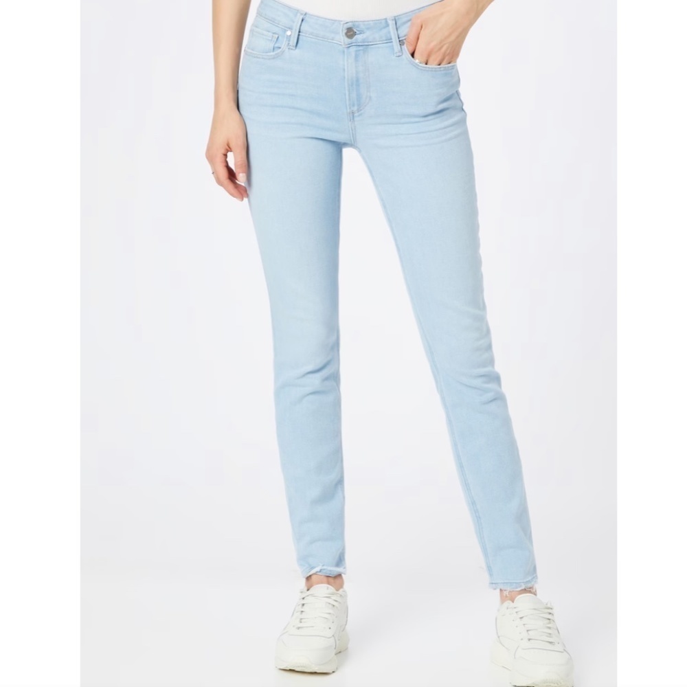 PAIGE Light Wash Skinny Jeans Stretch Minimalist Size 26